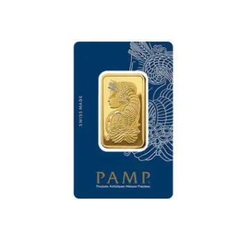 سبيكة ذهب عيار 24 من بامب pamp