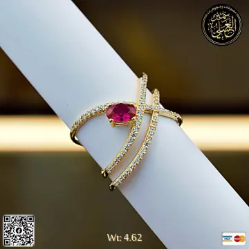 خاتم ذهب عيار 18 من DJM