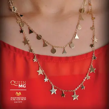 كوليه ذهب عيار 18 من ماستر جولد Master gold