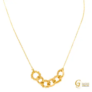 كوليه ذهب عيار 18 من جيد جولد Gaied Gold