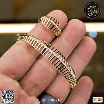 نصف طقم ذهب عيار 18 من DJM