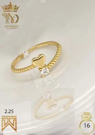 خاتم ذهب عيار 18 من My design
