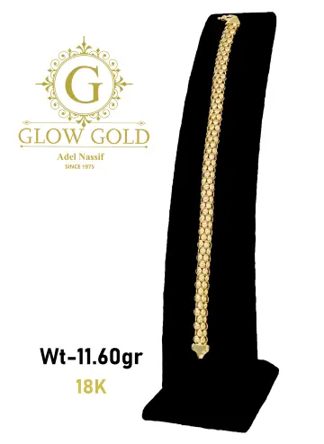 انسيال ذهب عيار 18 من جلو جولد Glow Gold