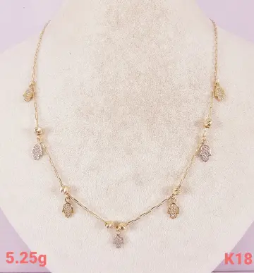 كوليه ذهب عيار 18 من كينج جولد King gold
