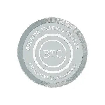 سبيكة فضة عيار 999 من بي تي سي BTC