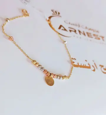 كوليه ذهب عيار 18 من NA