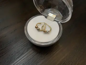 حلق ذهب عيار 18 من Ammar Gold