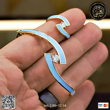 نصف طقم ذهب عيار 18 من DJM