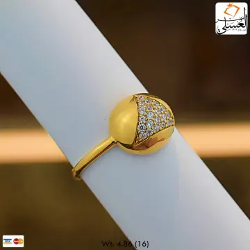 خاتم ذهب عيار 18 من ماستر جولد Master gold