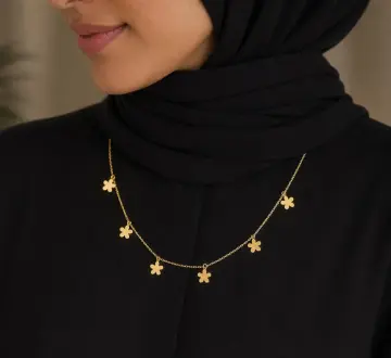 كوليه ذهب عيار 18 من egy
