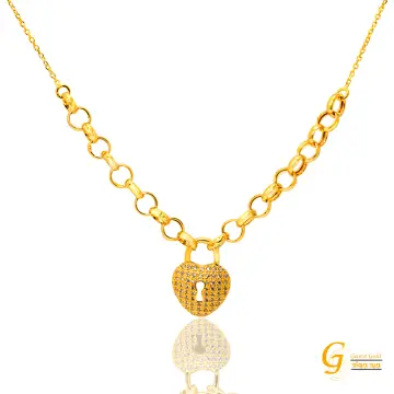 كوليه ذهب عيار 18 من جيد جولد Gaied Gold