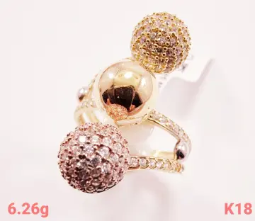 خاتم ذهب عيار 18 من free gold