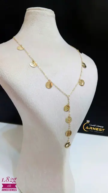 كوليه ذهب عيار 18 من كينج جولد King gold