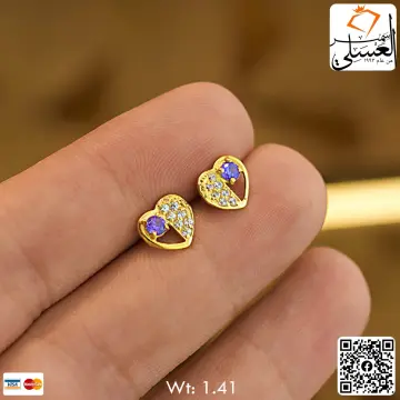 حلق اطفال ذهب عيار 18