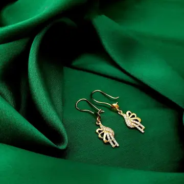حلق ذهب عيار 21 من سليمة جولد Selema gold