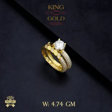 توينز ذهب عيار 18 من كينج جولد King gold