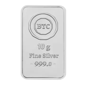 سبيكة فضة عيار 999 من بي تي سي BTC