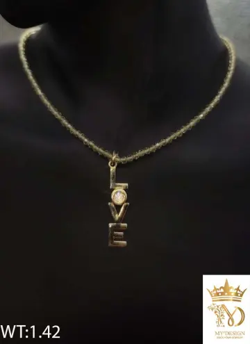 كوليه ذهب عيار 18 من My design
