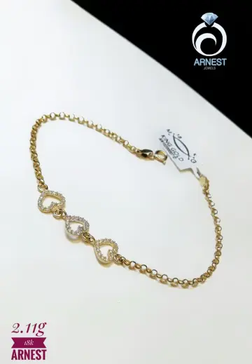 انسيال ذهب عيار 18 من كينج جولد King gold
