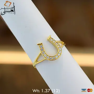 خاتم ذهب عيار 18 من كينج جولد King gold