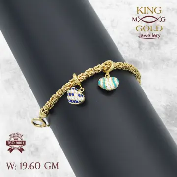 انسيال ذهب عيار 18 من كينج جولد King gold