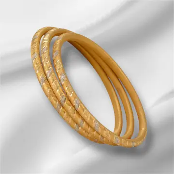غويشه ذهب عيار 21 من اللؤلؤة El Loaloa