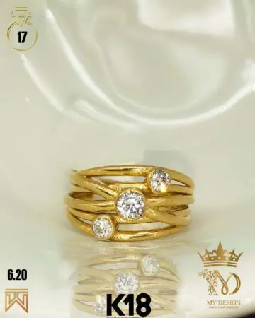 خاتم ذهب عيار 18 من My design