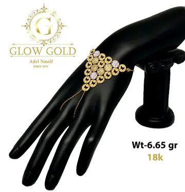 انسيال ذهب عيار 18 من جلو جولد Glow Gold