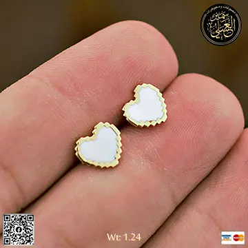 حلق ذهب عيار 18 من DJM