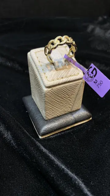 خاتم ذهب عيار 18 من ايجيبت جولد Egypt gold