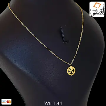 كوليه ذهب عيار 18 من كرسيفا جولد