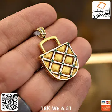 تعليقه ذهب عيار 18 من كينج جولد King gold