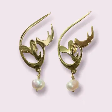حلق ذهب عيار 18
