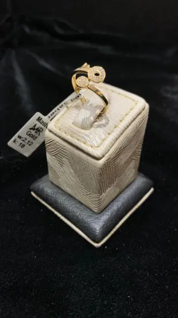 خاتم ذهب عيار 18 من ماستر جولد Master gold
